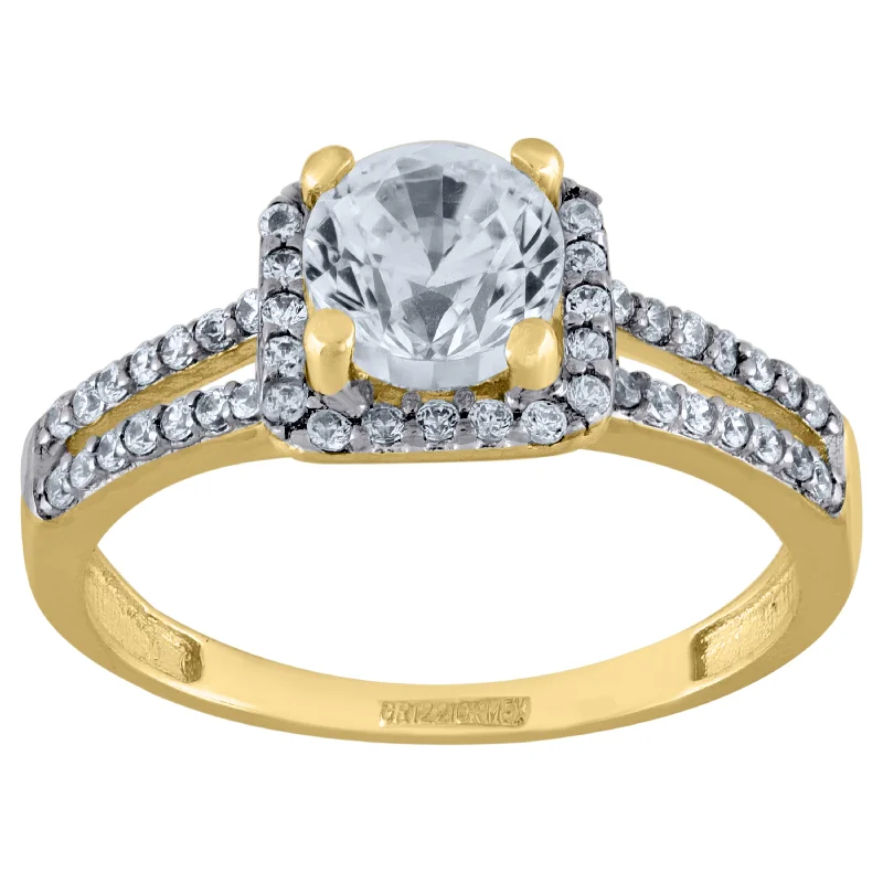Men's Diamond Engagement Rings with Platinum Band and Halo Setting for a Luxury ProposalKeene Jewelers 10kt Two-tone Gold Womens Round Cubic Zirconia Square Halo Engagement Ring Men's Diamond Engagement Rings with Platinum Band and Halo Setting for a Luxury ProposalKeene Jewelers 10kt Two-tone Gold Womens Round Cubic Zirconia Square Halo Engagement Ring