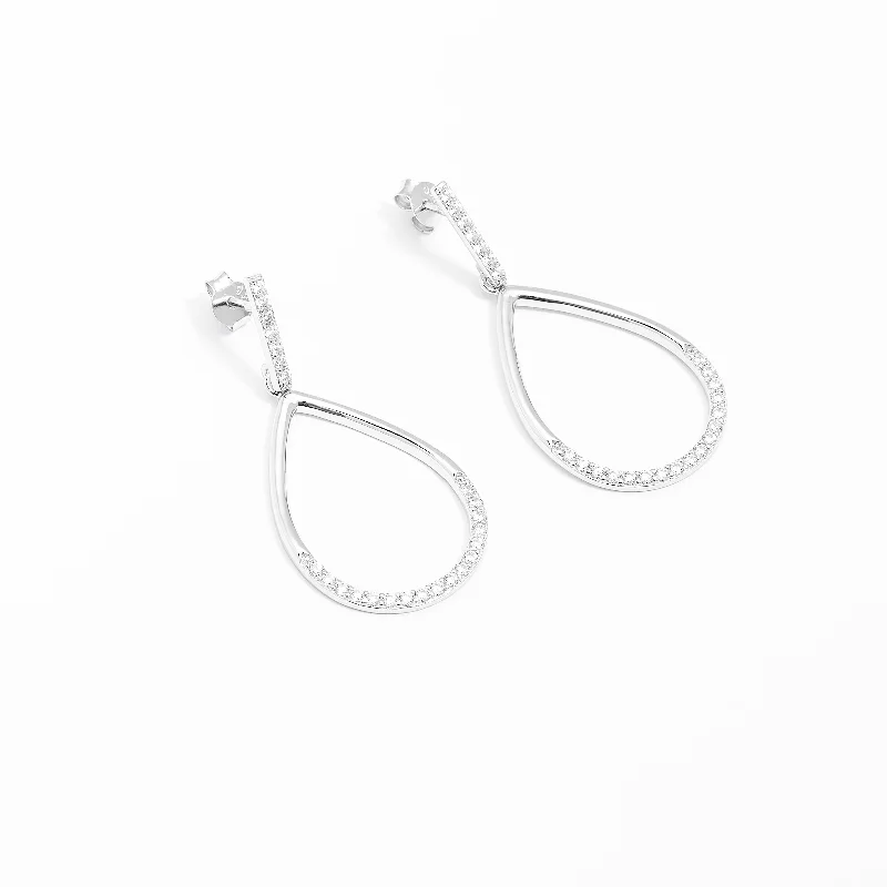 Platinum Celtic - Inspired Wedding Bands with Intricate Knotwork Patterns for a Symbolic and Stylish ChoiceSterling Silver Zirconia Open Teardrop Stud Earrings Platinum Celtic - Inspired Wedding Bands with Intricate Knotwork Patterns for a Symbolic and Stylish ChoiceSterling Silver Zirconia Open Teardrop Stud Earrings