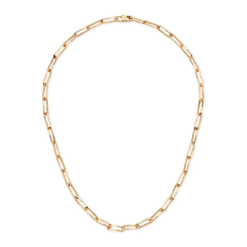 hypoallergenic chain necklacesGucci Link to Love 18ct Rose Gold Chain Necklace