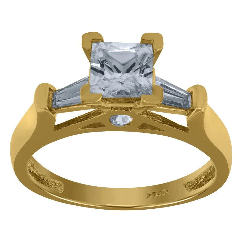 Men's Citrine Engagement Rings in Stainless Steel with a Stackable Band DesignKeene Jewelers 10kt Yellow Gold Womens Princess And Baguette Cubic Zirconia CZ Engagement Ring Men's Citrine Engagement Rings in Stainless Steel with a Stackable Band DesignKeene Jewelers 10kt Yellow Gold Womens Princess And Baguette Cubic Zirconia CZ Engagement Ring