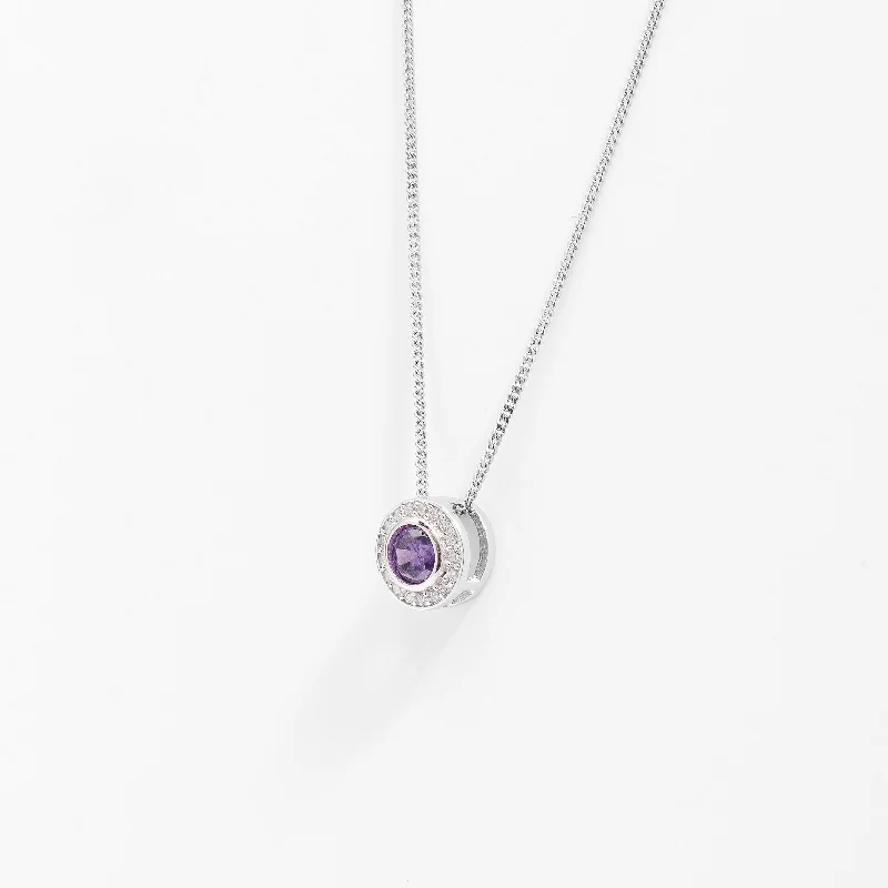 Emerald - Cut Gemstone Wedding Bands in 18K Gold for a Luxurious and Statement - Making PieceSterling Silver Bezel Purple Zirconia Halo Slider Pendant Emerald - Cut Gemstone Wedding Bands in 18K Gold for a Luxurious and Statement - Making PieceSterling Silver Bezel Purple Zirconia Halo Slider Pendant