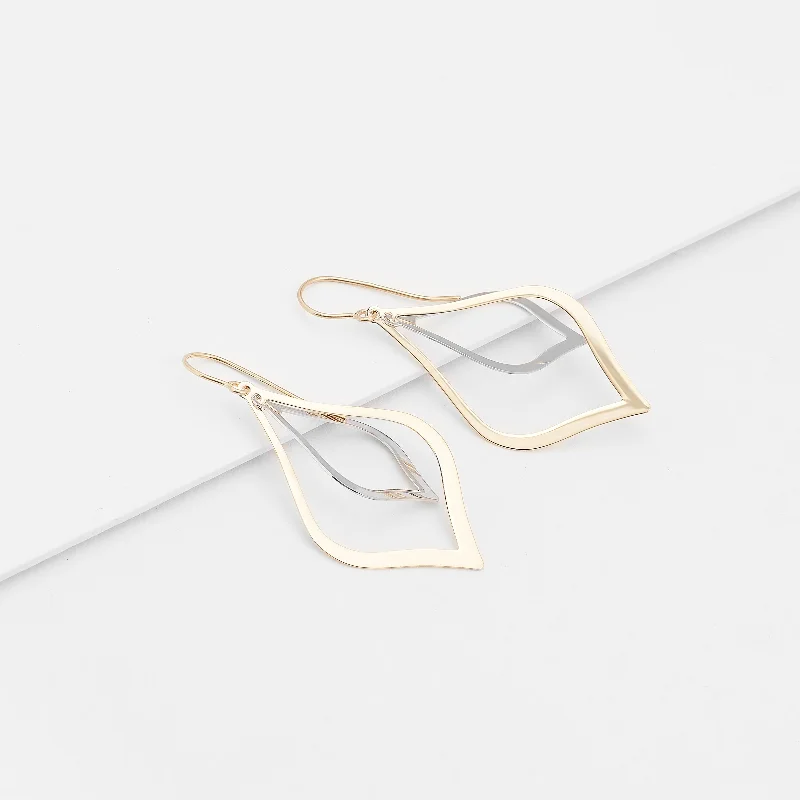 Adjustable - Fit Wedding Bands in Gold - Plated Metal for a Comfortable and Custom - Fitting Option9K Yellow And White Gold double teardrop earrings Adjustable - Fit Wedding Bands in Gold - Plated Metal for a Comfortable and Custom - Fitting Option9K Yellow And White Gold double teardrop earrings