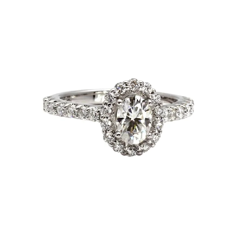 Men's Sapphire Engagement Rings in 18K White Gold with Pave Diamond AccentsFrench Pave Moissanite Engagement Ring Oval Cut Halo with Diamonds Men's Sapphire Engagement Rings in 18K White Gold with Pave Diamond AccentsFrench Pave Moissanite Engagement Ring Oval Cut Halo with Diamonds