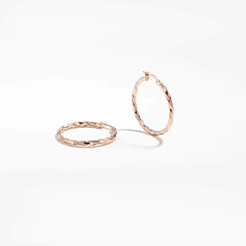 Matte - Black Ceramic Wedding Bands with a Polished Edge for a Sleek and Modern Appearance9K Rose Gold Twist Hoop Earrings 25mm Matte - Black Ceramic Wedding Bands with a Polished Edge for a Sleek and Modern Appearance9K Rose Gold Twist Hoop Earrings 25mm