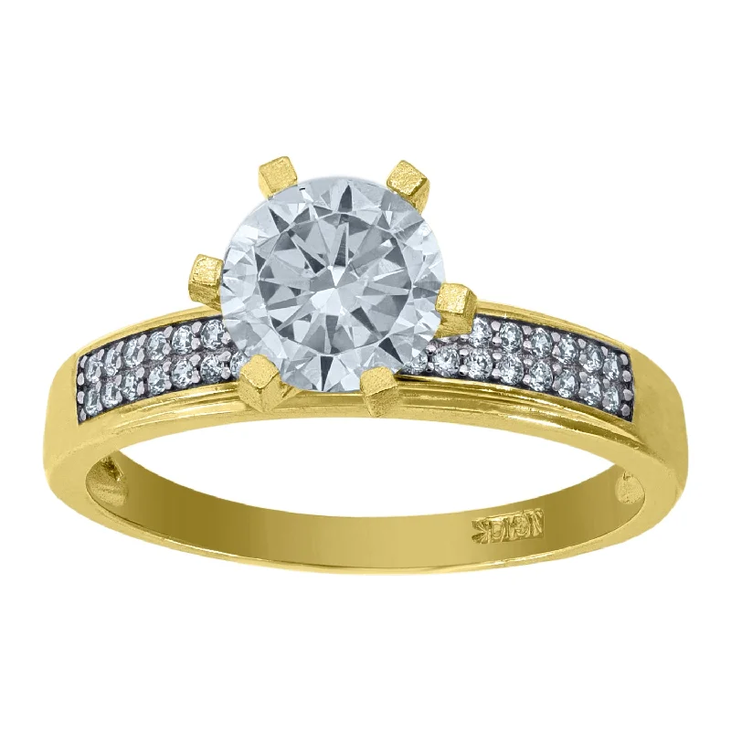 Men's Malachite Engagement Rings in 14K Gold with a Carved Stone CenterpieceKeene Jewelers 10kt Two-tone Gold Womens Cubic Zirconia Engagement Ring Men's Malachite Engagement Rings in 14K Gold with a Carved Stone CenterpieceKeene Jewelers 10kt Two-tone Gold Womens Cubic Zirconia Engagement Ring