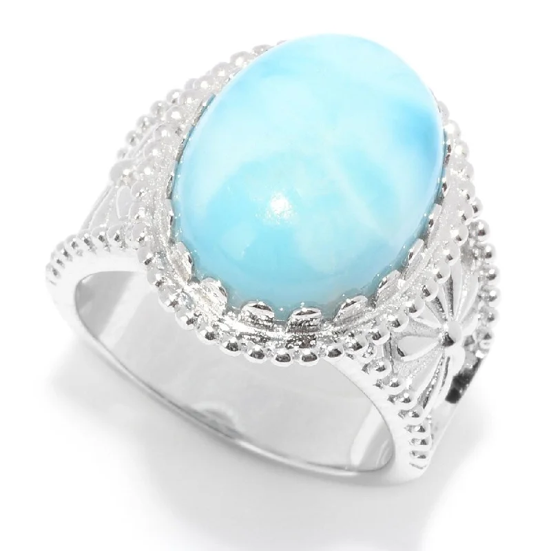 Aquamarine Gemstone Rings in 9K Gold with a Bezel Setting for a Modern and Secure Fit925 Sterling Silver Larimar Ring Aquamarine Gemstone Rings in 9K Gold with a Bezel Setting for a Modern and Secure Fit925 Sterling Silver Larimar Ring