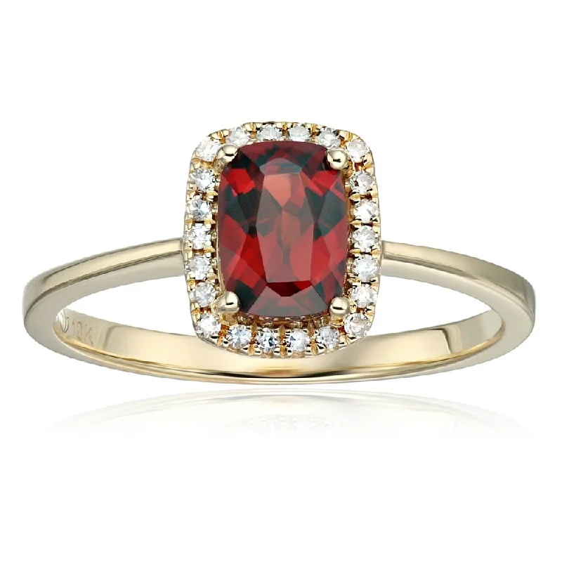 Peridot Gemstone Rings in 14K Gold - Filled Metal with a Pave - Set Band for a Sparkling Look10k Yellow Gold Red Garnet & Di Cushion Halo Engagement Ring Size - 7 Peridot Gemstone Rings in 14K Gold - Filled Metal with a Pave - Set Band for a Sparkling Look10k Yellow Gold Red Garnet & Di Cushion Halo Engagement Ring Size - 7