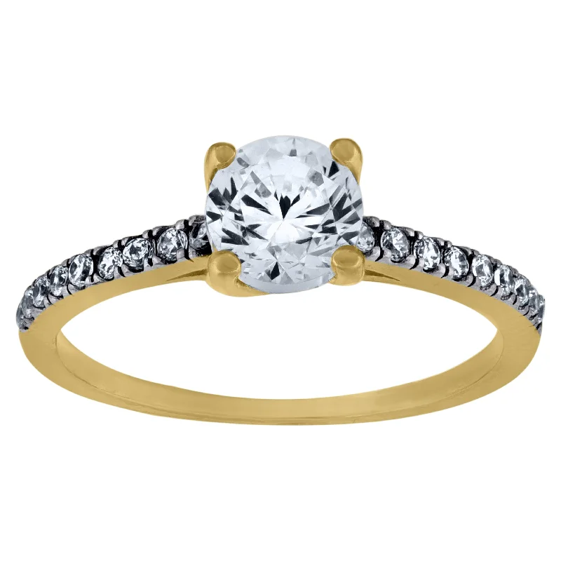Men's Aquamarine Engagement Rings in 9K Gold with a Bezel - Set StoneKeene Jewelers 10kt Two-tone Gold Womens Round Cubic Zirconia Engagement Ring Men's Aquamarine Engagement Rings in 9K Gold with a Bezel - Set StoneKeene Jewelers 10kt Two-tone Gold Womens Round Cubic Zirconia Engagement Ring