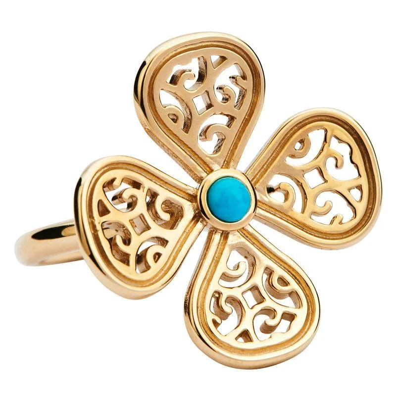 Hammered - Finish Copper Wedding Bands for a Rustic and Handmade - Look Appeal9ct Yellow Gold Turquoise Flore Four Petal Filigree Ring Hammered - Finish Copper Wedding Bands for a Rustic and Handmade - Look Appeal9ct Yellow Gold Turquoise Flore Four Petal Filigree Ring