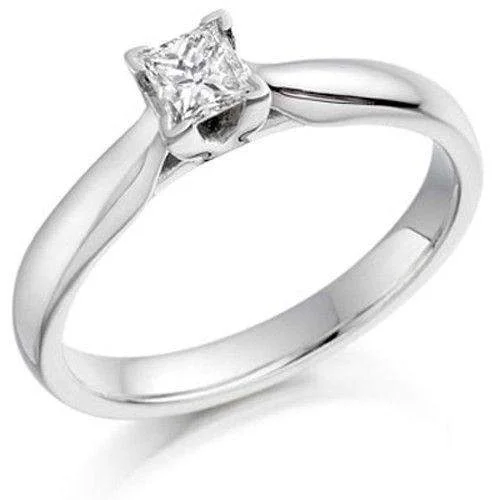 Men's Tanzanite Engagement Rings in Palladium with a Three - Stone Arrangement0.25ct Princess Cut Diamond Engagement Ring - Various Metals Available - EN65P25 Men's Tanzanite Engagement Rings in Palladium with a Three - Stone Arrangement0.25ct Princess Cut Diamond Engagement Ring - Various Metals Available - EN65P25