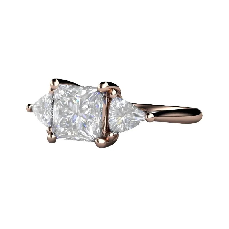 Men's Moonstone Engagement Rings in Silver - Plated Copper with a Celtic Knot PatternSquare Princess Cut Moissanite Engagement Ring with Trillions Men's Moonstone Engagement Rings in Silver - Plated Copper with a Celtic Knot PatternSquare Princess Cut Moissanite Engagement Ring with Trillions