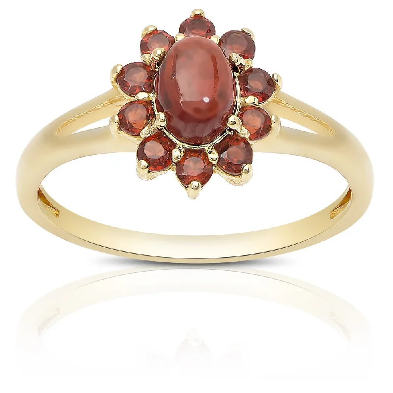 Tanzanite Gemstone Rings in 10K Gold with a Trilogy Design for a Sophisticated GiftDolce Giavonna Gold Over Sterling Silver Garnet Flower Ring Tanzanite Gemstone Rings in 10K Gold with a Trilogy Design for a Sophisticated GiftDolce Giavonna Gold Over Sterling Silver Garnet Flower Ring