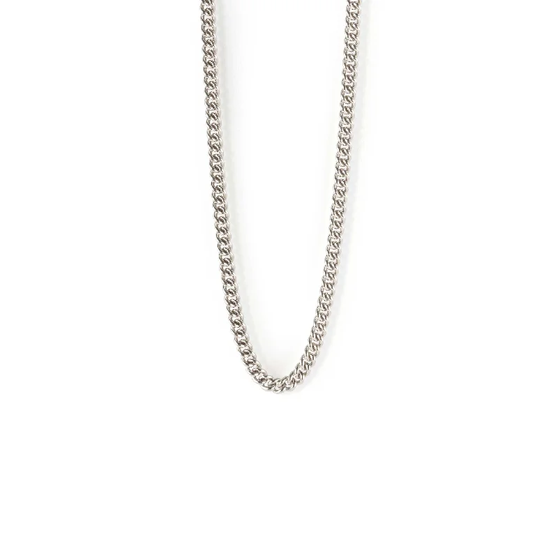 open link chain necklaces styleSilver Charlie Curb Chain Necklace