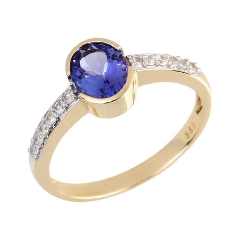 Amethyst Gemstone Rings in Sterling Silver with a Halo of Cubic Zirconia for a Budget - Friendly Luxury14K Gold Tanzanite and White Natural Zircon Ring Amethyst Gemstone Rings in Sterling Silver with a Halo of Cubic Zirconia for a Budget - Friendly Luxury14K Gold Tanzanite and White Natural Zircon Ring