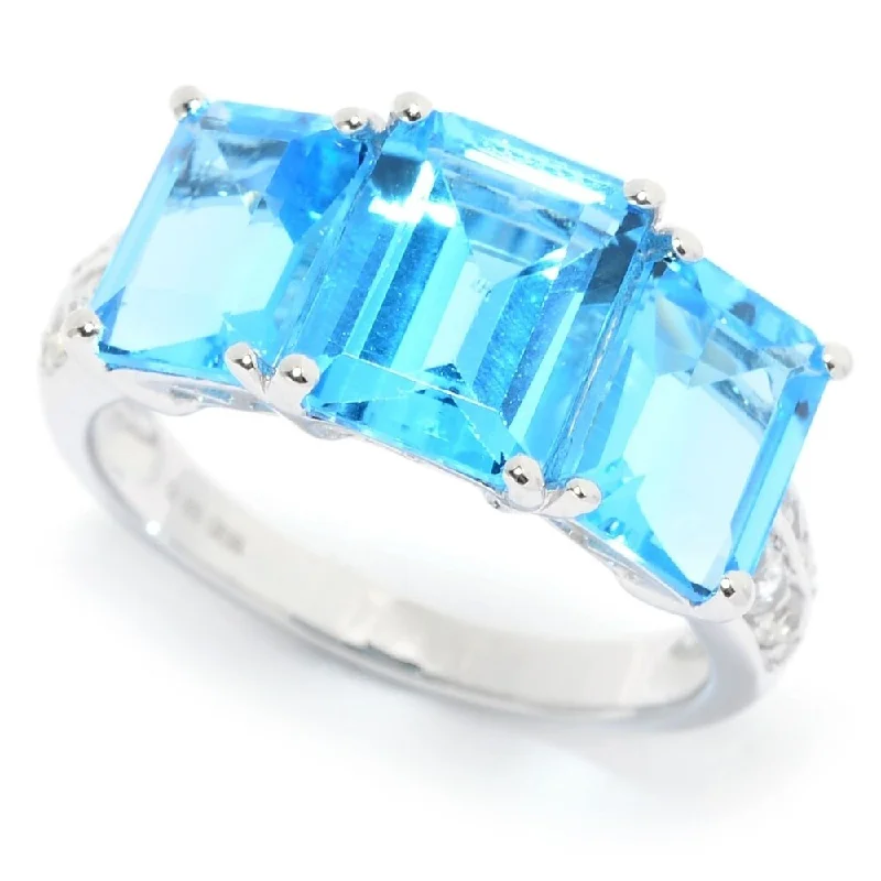 Moonstone Gemstone Rings in Silver - Plated Copper with a Celtic - Inspired Pattern for a Mystical Vibe925 Sterling Silver Swiss Blue Topaz and White Topaz Ring Moonstone Gemstone Rings in Silver - Plated Copper with a Celtic - Inspired Pattern for a Mystical Vibe925 Sterling Silver Swiss Blue Topaz and White Topaz Ring