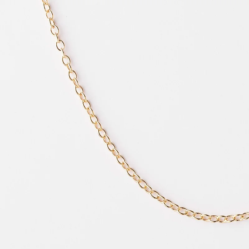 9K Yellow Gold Cable Chain
