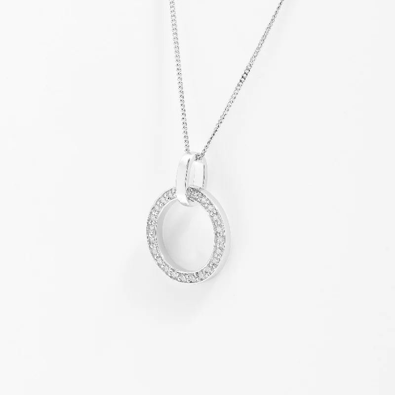 Men's Carbon Fiber - Inlaid Wedding Bands in Stainless Steel for a High - Tech and Stylish DesignSterling Silver Zirconia Open Circle Pendant Men's Carbon Fiber - Inlaid Wedding Bands in Stainless Steel for a High - Tech and Stylish DesignSterling Silver Zirconia Open Circle Pendant