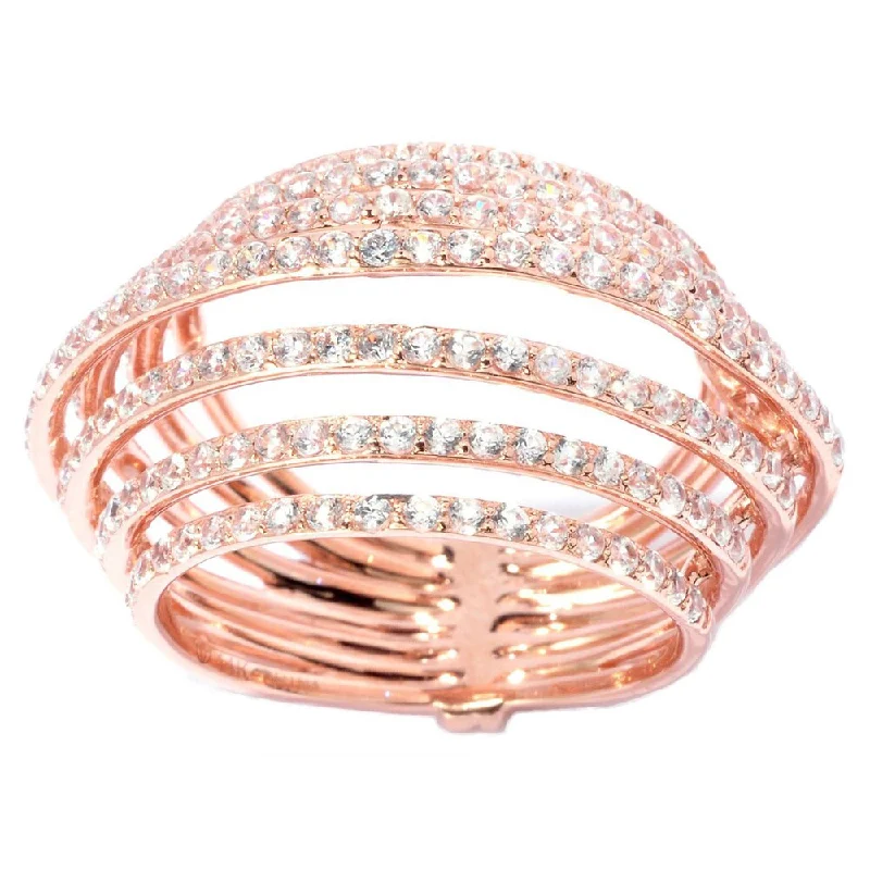 Moonstone Gemstone Rings in Silver - Plated Copper with a Celtic - Inspired Pattern for a Mystical Vibe14k Rose Gold White Zircon Tiered Seven-row Ring Moonstone Gemstone Rings in Silver - Plated Copper with a Celtic - Inspired Pattern for a Mystical Vibe14k Rose Gold White Zircon Tiered Seven-row Ring