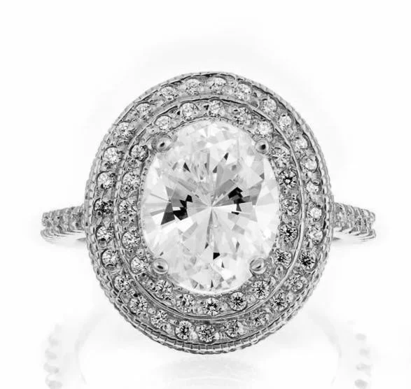 Men's Sapphire Engagement Rings in 18K White Gold with Pave Diamond AccentsVintage Oval Double Halo Cubic Zirconia Engagement Ring In Sterling Silver Men's Sapphire Engagement Rings in 18K White Gold with Pave Diamond AccentsVintage Oval Double Halo Cubic Zirconia Engagement Ring In Sterling Silver