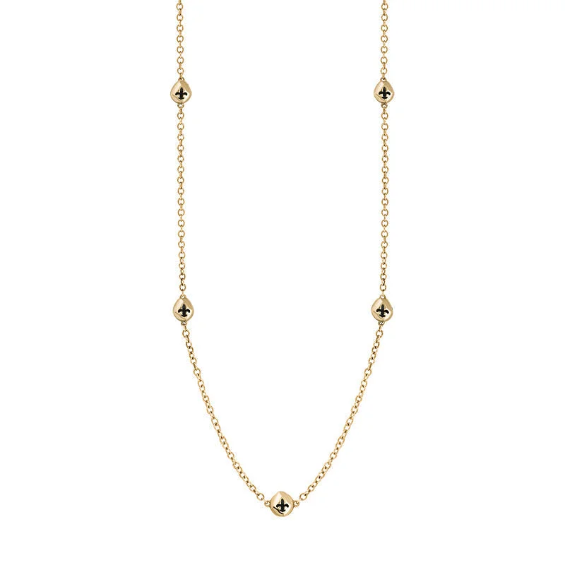 silver chain necklaces quality9ct Yellow Gold Whitby Jet Fleur De Lis Link Disc Chain Necklace silver chain necklaces quality9ct Yellow Gold Whitby Jet Fleur De Lis Link Disc Chain Necklace