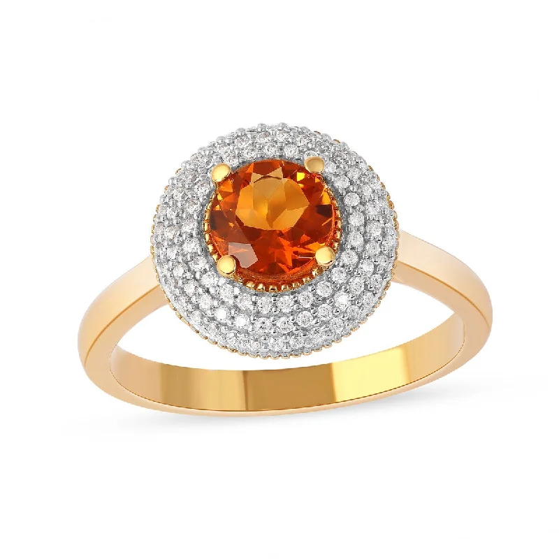 Alexandrite Gemstone Rings in Platinum with a Hidden Halo for a Rare and Luxurious PieceCitrine Gemstone 1/5ct TDW Diamond Halo Ring in 10k Yellow Gold by De Couer Alexandrite Gemstone Rings in Platinum with a Hidden Halo for a Rare and Luxurious PieceCitrine Gemstone 1/5ct TDW Diamond Halo Ring in 10k Yellow Gold by De Couer