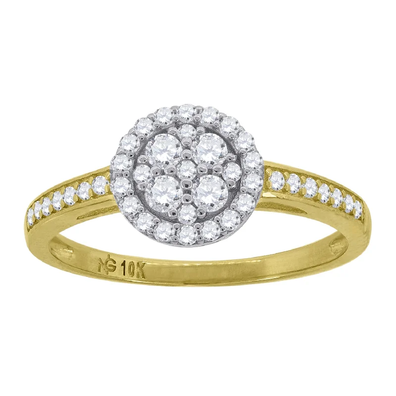 Men's Emerald Engagement Rings with 14K Yellow Gold and Vintage - Style FiligreeKeene Jewelers 10kt Two-tone Gold Womens Cubic Zirconia Engagement Ring Men's Emerald Engagement Rings with 14K Yellow Gold and Vintage - Style FiligreeKeene Jewelers 10kt Two-tone Gold Womens Cubic Zirconia Engagement Ring
