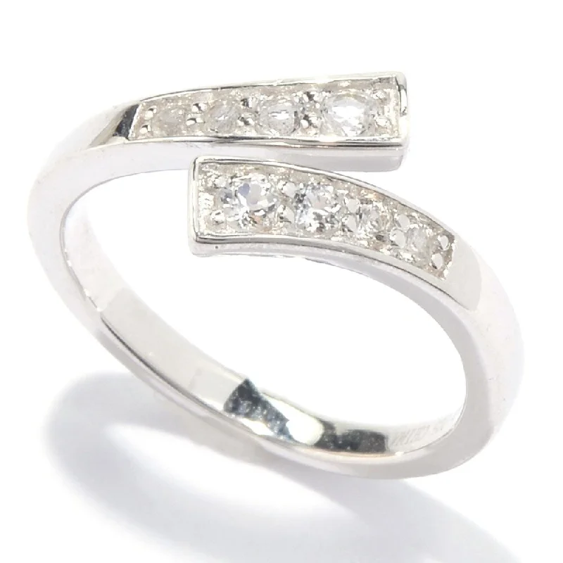 Peridot Gemstone Rings in 14K Gold - Filled Metal with a Pave - Set Band for a Sparkling LookSterling Silver White Topaz Open Bypass Toe Ring Peridot Gemstone Rings in 14K Gold - Filled Metal with a Pave - Set Band for a Sparkling LookSterling Silver White Topaz Open Bypass Toe Ring