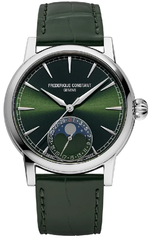 18K White Gold Classic Round - Cut Diamond Wedding Bands for a Timeless and Elegant LookFrederique Constant Manufacture Classic Moonphase Date 18K White Gold Classic Round - Cut Diamond Wedding Bands for a Timeless and Elegant LookFrederique Constant Manufacture Classic Moonphase Date