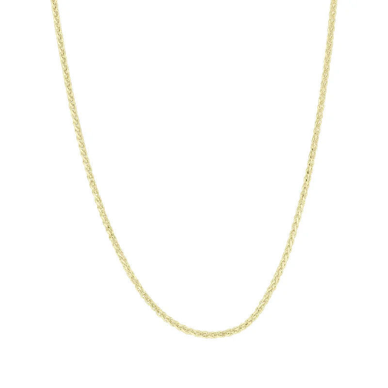 festival chain necklaces New YearRanger 1.9mm Gold Wheat Chain Necklace 20“