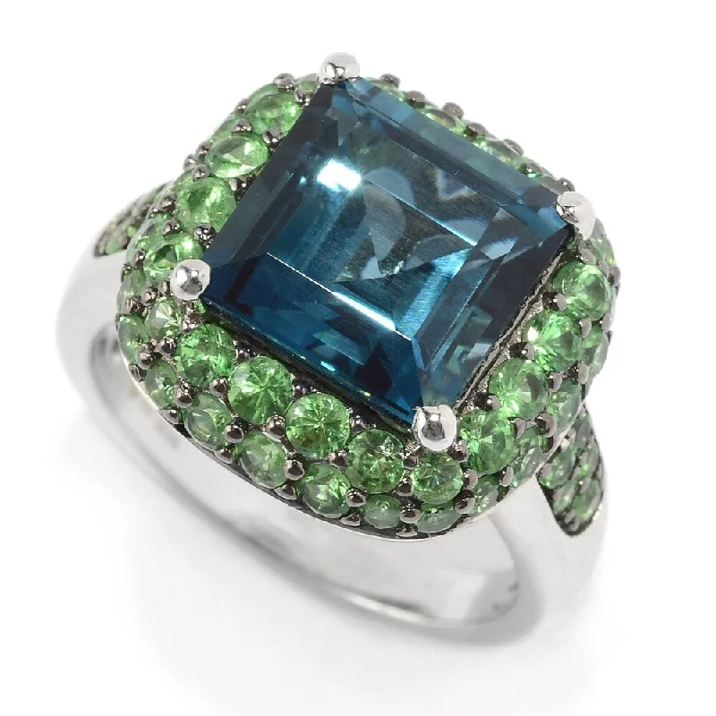 Sapphire Gemstone Rings in 18K White Gold with Diamond Accents for an Elegant EngagementSterling Silver 6.85ctw Multi Gemstone Ring Sapphire Gemstone Rings in 18K White Gold with Diamond Accents for an Elegant EngagementSterling Silver 6.85ctw Multi Gemstone Ring