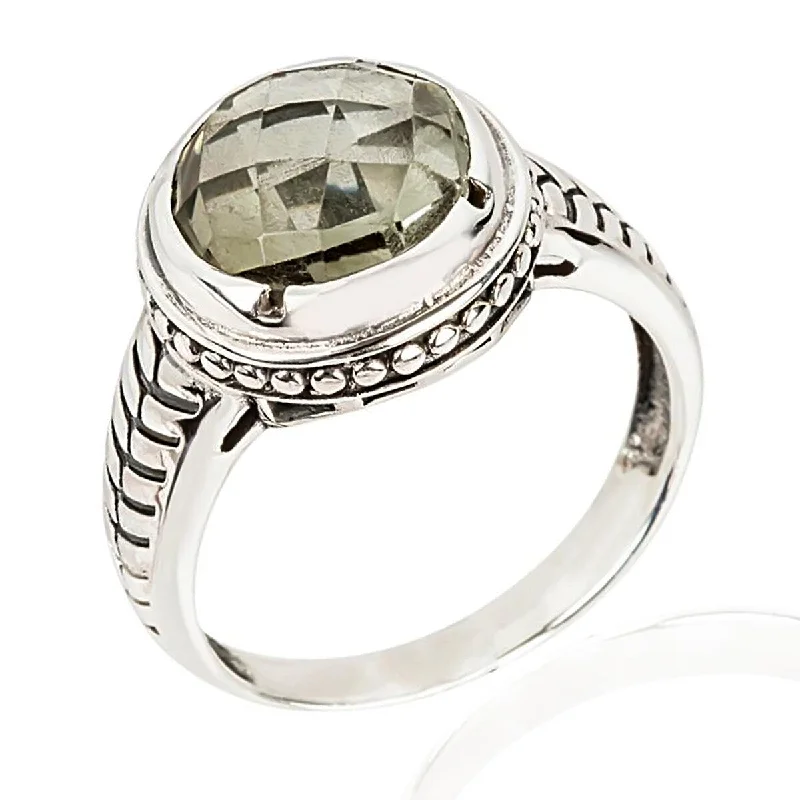 Tourmaline Gemstone Rings in 18K Two - Tone Gold with a Floral - Shaped Setting for a Feminine Touch925 Sterling Silver Green Amethyst Solitaire Ring Tourmaline Gemstone Rings in 18K Two - Tone Gold with a Floral - Shaped Setting for a Feminine Touch925 Sterling Silver Green Amethyst Solitaire Ring