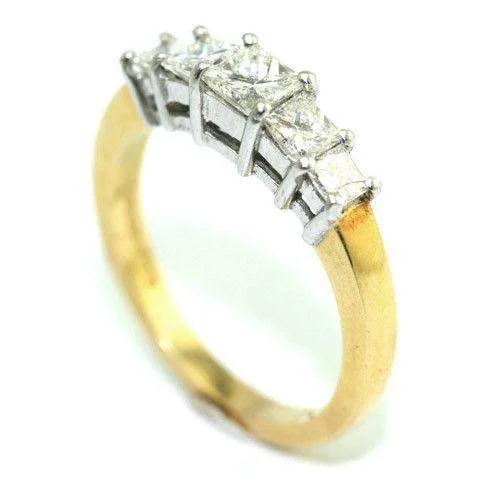 Men's Opal Engagement Rings in 10K Gold with a Milgrain - Trimmed Band1ct Five Stone, 18ct Gold Princess Cut Diamond Engagement Ring - 10D00041 Men's Opal Engagement Rings in 10K Gold with a Milgrain - Trimmed Band1ct Five Stone, 18ct Gold Princess Cut Diamond Engagement Ring - 10D00041
