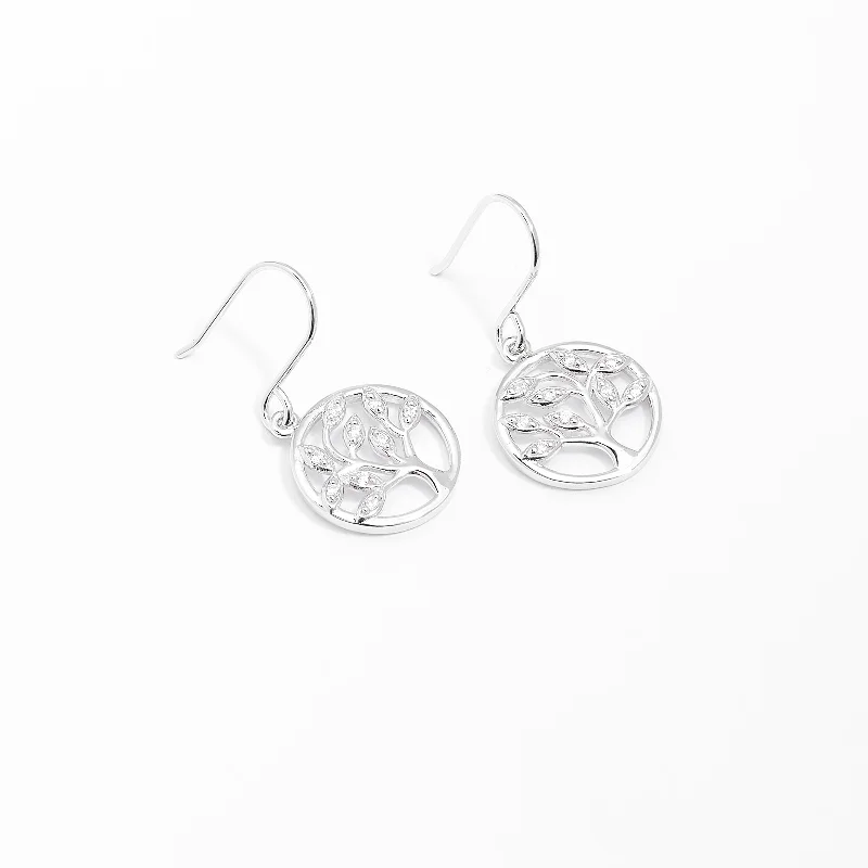 Moissanite - Set Wedding Bands in Yellow Gold for a Sparkling and Ethical Alternative to DiamondsSterling Silver Zirconia Tree of Life Drop Earrings Moissanite - Set Wedding Bands in Yellow Gold for a Sparkling and Ethical Alternative to DiamondsSterling Silver Zirconia Tree of Life Drop Earrings