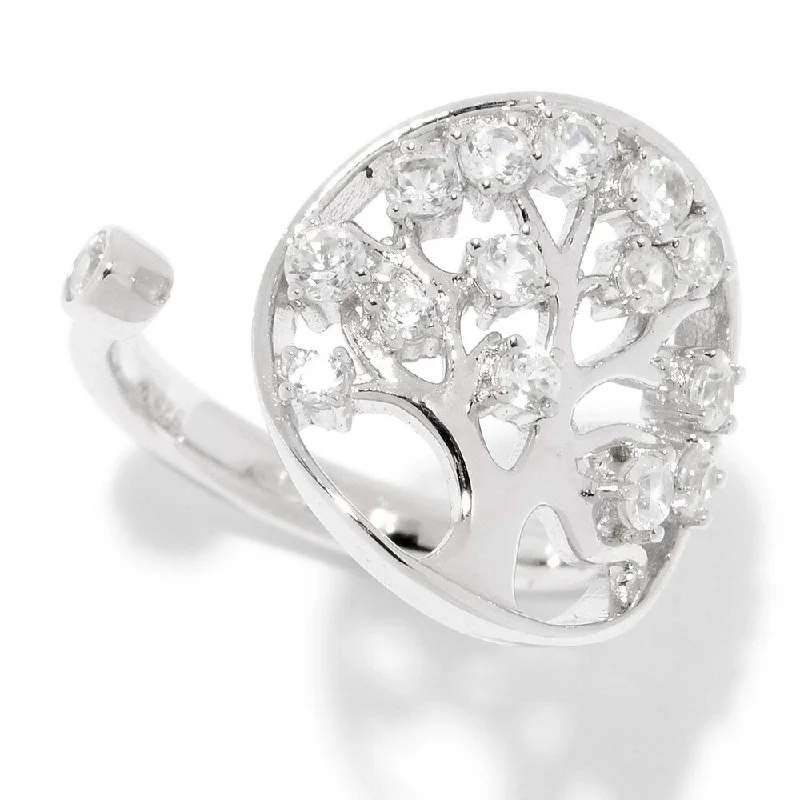 Sapphire Gemstone Rings in 18K White Gold with Diamond Accents for an Elegant Engagement925 Sterling Silver White Natural Zircon Ring Sapphire Gemstone Rings in 18K White Gold with Diamond Accents for an Elegant Engagement925 Sterling Silver White Natural Zircon Ring