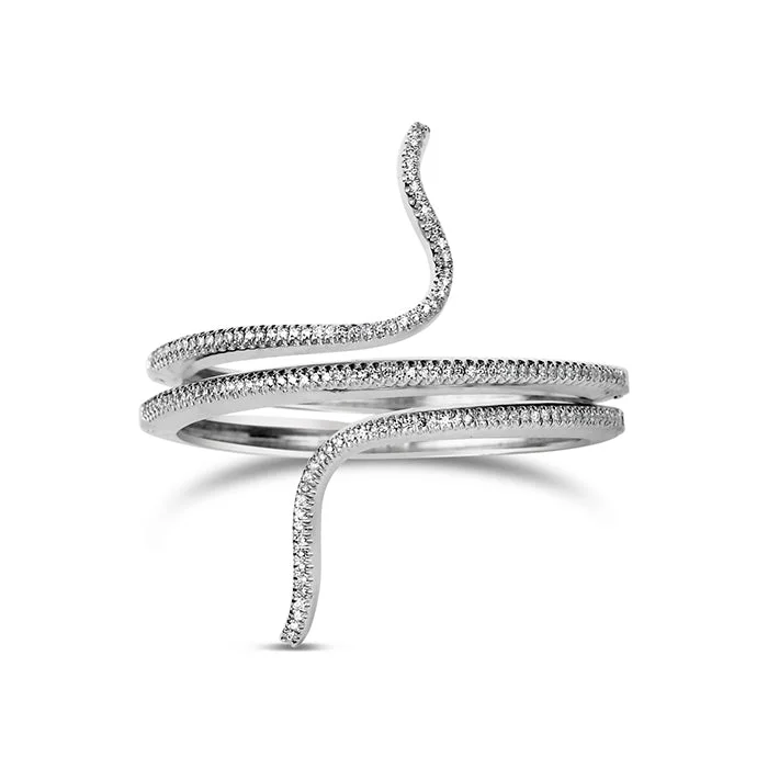 Men's Tungsten Carbide Wedding Bands with a Matte Finish and Grooved Details for a Modern and Durable OptionDamiani Diamond Wrap Around Bangle - 1.92ct Men's Tungsten Carbide Wedding Bands with a Matte Finish and Grooved Details for a Modern and Durable OptionDamiani Diamond Wrap Around Bangle - 1.92ct