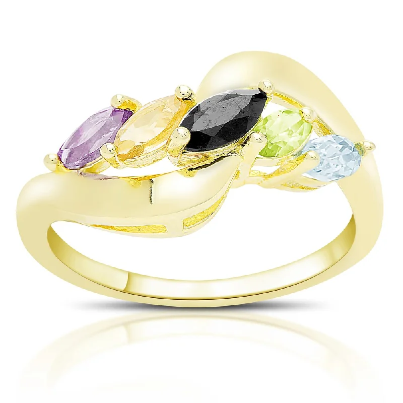 Ruby Gemstone Rings in 14K Yellow Gold with a Solitaire Setting for a Classic and Bold StatementDolce Giavonna Gold Over Sterling Silver Marquise Gemstone Five Stone Ring Ruby Gemstone Rings in 14K Yellow Gold with a Solitaire Setting for a Classic and Bold StatementDolce Giavonna Gold Over Sterling Silver Marquise Gemstone Five Stone Ring