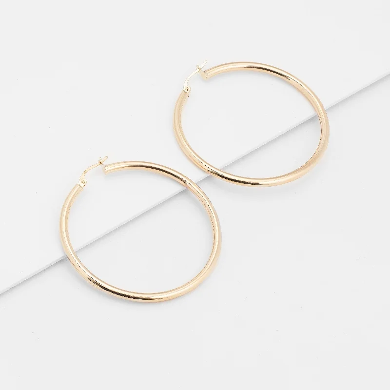 Art Deco - Inspired Wedding Bands with Geometric Patterns in Platinum for a Retro and Glamorous Style9K Yellow Gold Hoop Earrings 40mm Art Deco - Inspired Wedding Bands with Geometric Patterns in Platinum for a Retro and Glamorous Style9K Yellow Gold Hoop Earrings 40mm