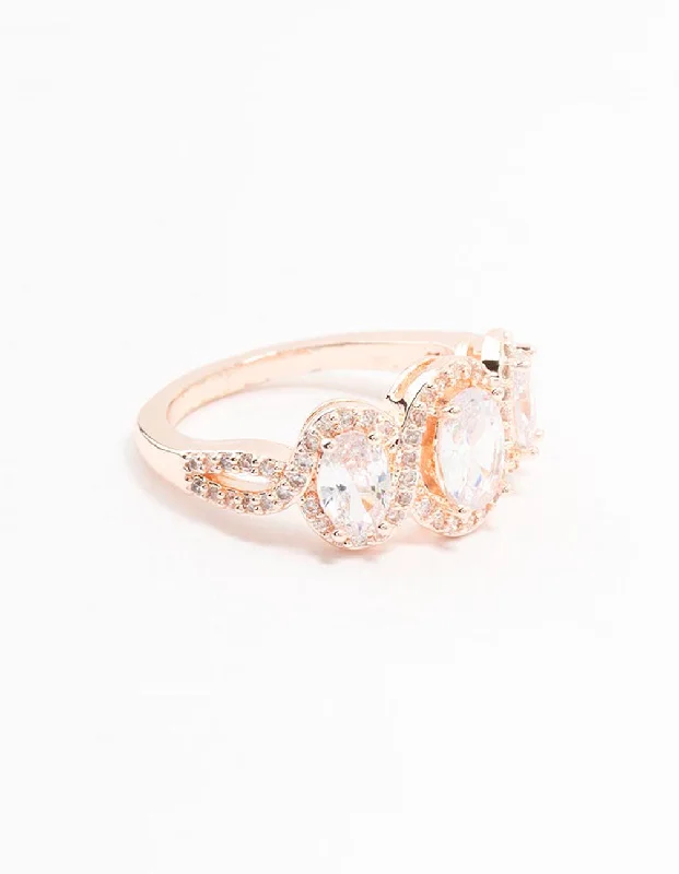 Men's Garnet Engagement Rings in 18K Gold Vermeil with Intricate Engraved DetailsRose Gold Oval Trio Cubic Zirconia Ring Men's Garnet Engagement Rings in 18K Gold Vermeil with Intricate Engraved DetailsRose Gold Oval Trio Cubic Zirconia Ring