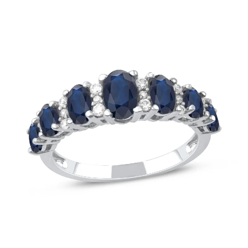 Jasper Gemstone Rings in 18K Gold Vermeil with a Matte Finish for a Subtle and Elegant LookBlue Sapphire Gemstone 1/6ct Diamond Band in 10k White Gold by De Couer Jasper Gemstone Rings in 18K Gold Vermeil with a Matte Finish for a Subtle and Elegant LookBlue Sapphire Gemstone 1/6ct Diamond Band in 10k White Gold by De Couer