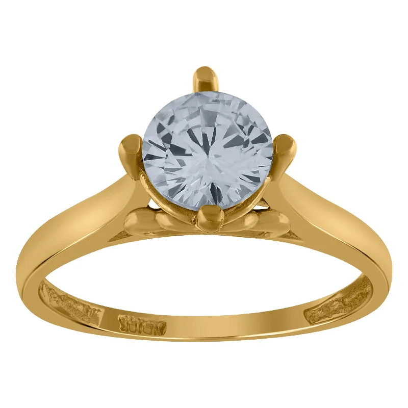 Men's Topaz Engagement Rings in 10K Gold with a Channel - Set Diamond BandKeene Jewelers 10kt Yellow Gold Womens Round Cubic Zirconia Engagement Ring Men's Topaz Engagement Rings in 10K Gold with a Channel - Set Diamond BandKeene Jewelers 10kt Yellow Gold Womens Round Cubic Zirconia Engagement Ring