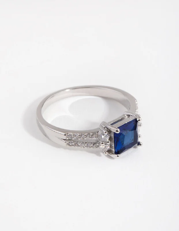 Men's Topaz Engagement Rings in 10K Gold with a Channel - Set Diamond BandSilver Cubic Zirconia Square Station Double Band Ring Men's Topaz Engagement Rings in 10K Gold with a Channel - Set Diamond BandSilver Cubic Zirconia Square Station Double Band Ring