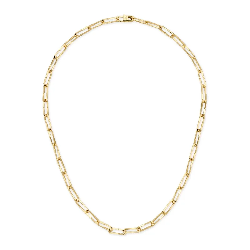 gift ideas chain necklacesGucci Link to Love 18ct Yellow Gold Chain Necklace