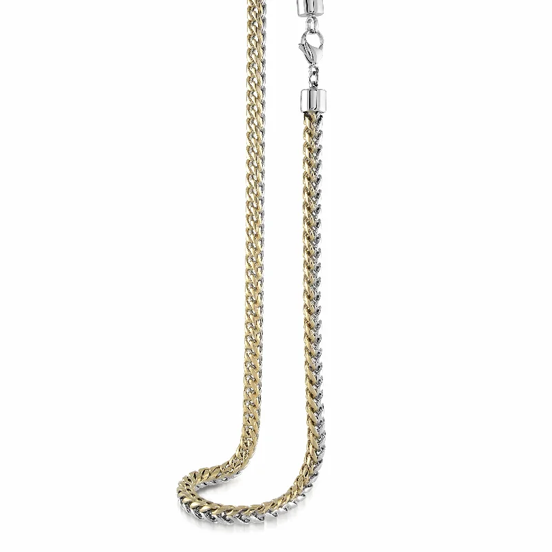 chain necklaces for plus sizeAvenger Stainless Steel and Gold Ion Plated Round Franco Chain Necklace chain necklaces for plus sizeAvenger Stainless Steel and Gold Ion Plated Round Franco Chain Necklace