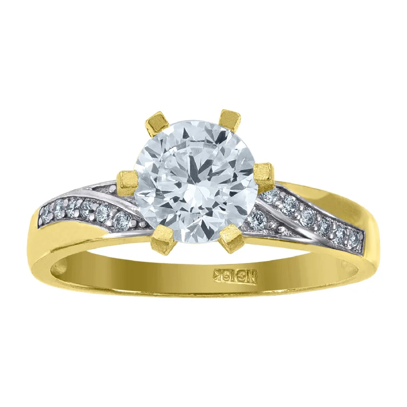 Men's Diamond Engagement Rings with Platinum Band and Halo Setting for a Luxury ProposalKeene Jewelers 10kt Two-tone Gold Womens Cubic Zirconia Engagement Ring Men's Diamond Engagement Rings with Platinum Band and Halo Setting for a Luxury ProposalKeene Jewelers 10kt Two-tone Gold Womens Cubic Zirconia Engagement Ring