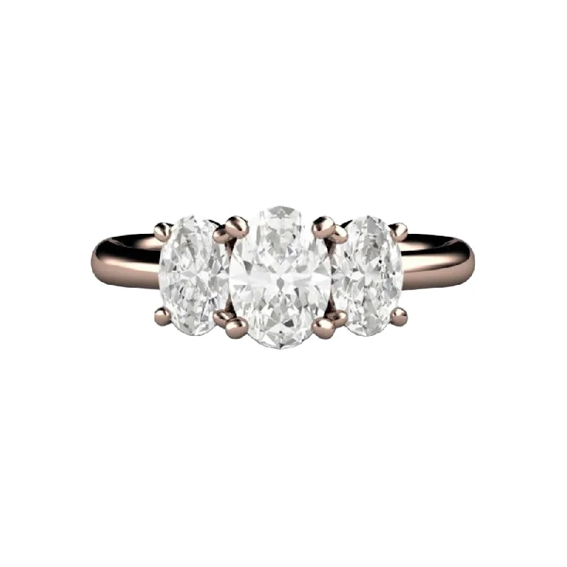 Men's Ruby Engagement Rings in Rose Gold with a Solitaire Design for a Romantic GestureThree Stone Oval Forever One Moissanite Engagement Ring Men's Ruby Engagement Rings in Rose Gold with a Solitaire Design for a Romantic GestureThree Stone Oval Forever One Moissanite Engagement Ring