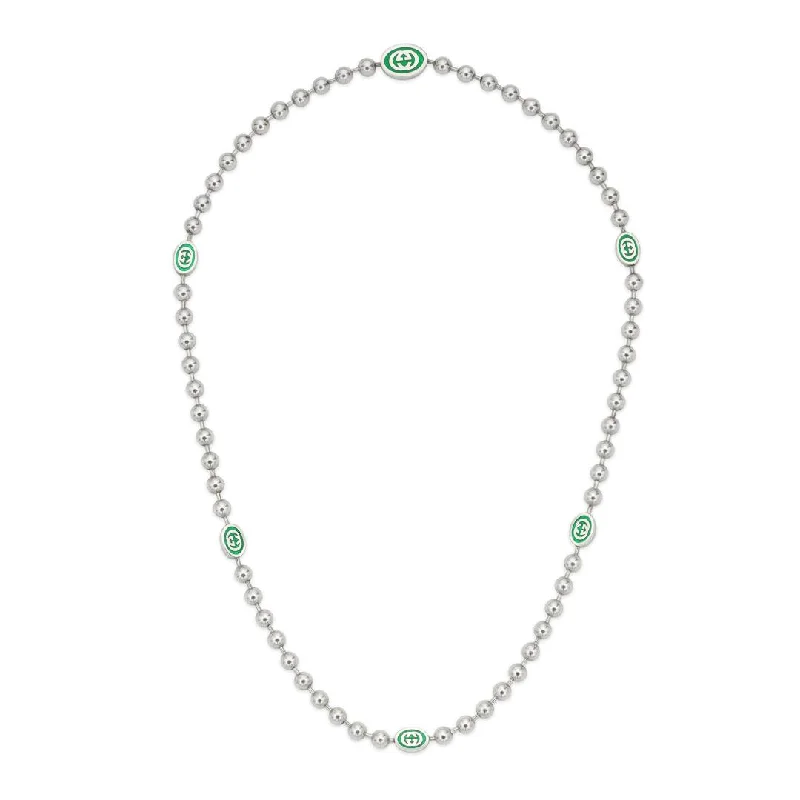 chain necklaces for petite womenGucci interlocking G Sterling Silver Enamel Boule Chain Necklace D chain necklaces for petite womenGucci interlocking G Sterling Silver Enamel Boule Chain Necklace D