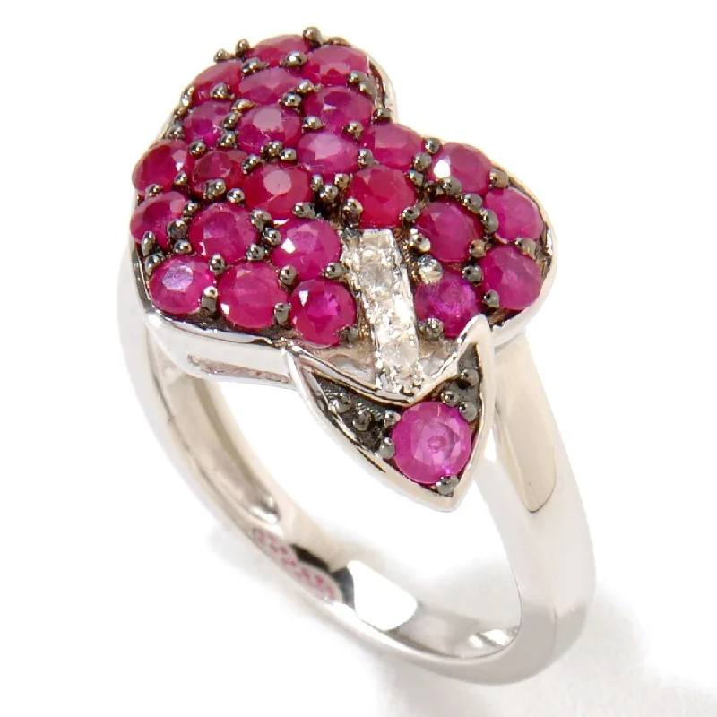 Tourmaline Gemstone Rings in 18K Two - Tone Gold with a Floral - Shaped Setting for a Feminine Touch925 Sterling Silver Ruby and Diamond Ring Tourmaline Gemstone Rings in 18K Two - Tone Gold with a Floral - Shaped Setting for a Feminine Touch925 Sterling Silver Ruby and Diamond Ring