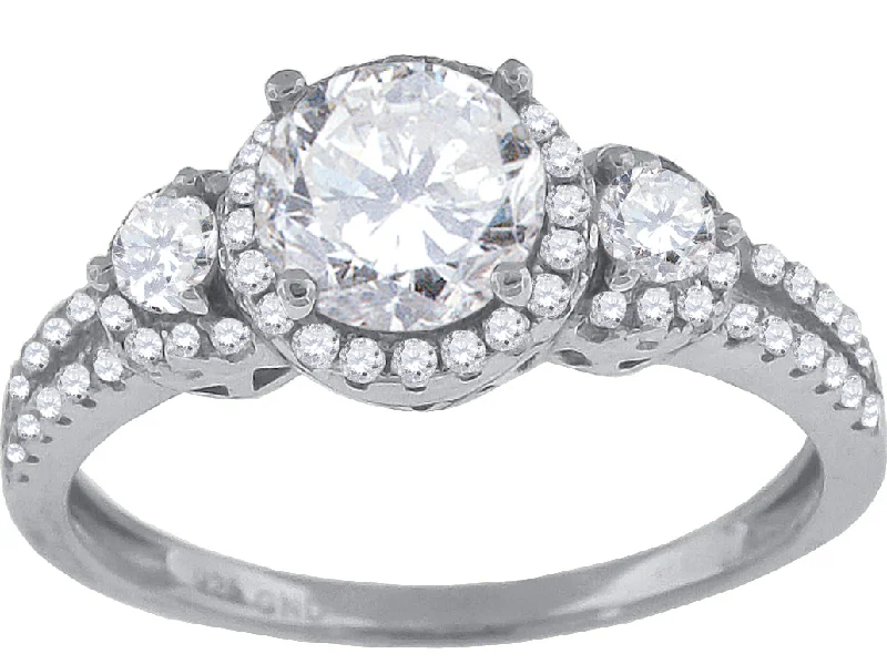 Men's Ruby Engagement Rings in Rose Gold with a Solitaire Design for a Romantic GestureKeene Jewelers 925 Sterling Silver Womens Cubic-Zirconia Fashion Engagement Ring Size 6