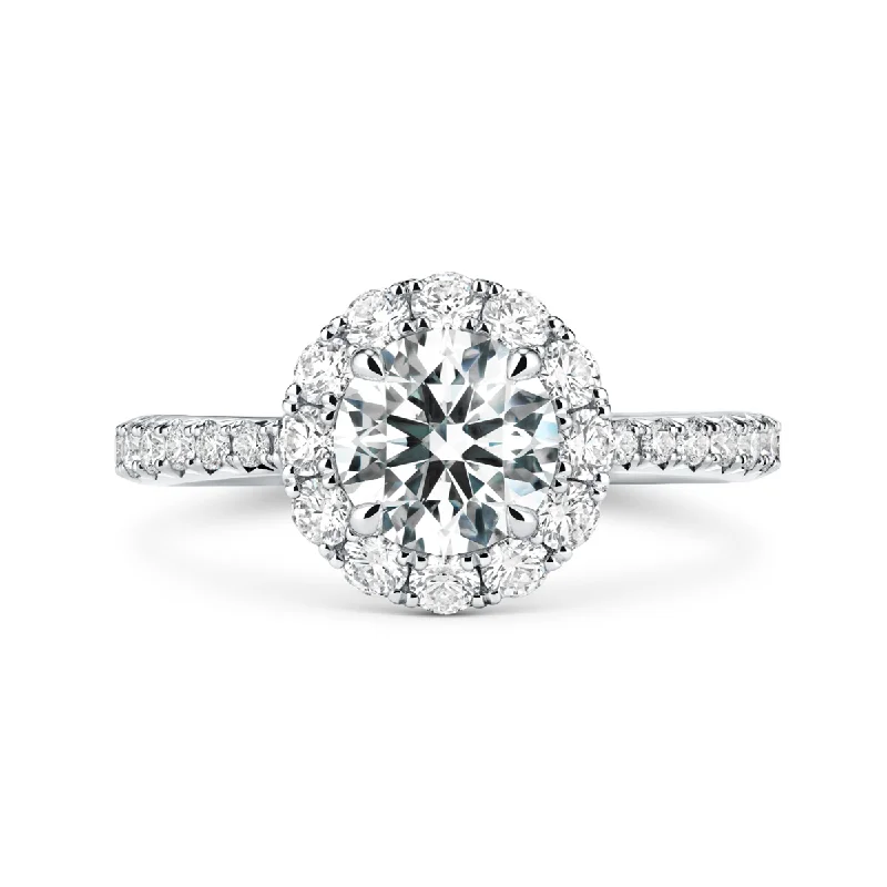 Men's Aquamarine Engagement Rings in 9K Gold with a Bezel - Set StoneHearts on Fire Vela Halo Ring with Diamond Band Men's Aquamarine Engagement Rings in 9K Gold with a Bezel - Set StoneHearts on Fire Vela Halo Ring with Diamond Band