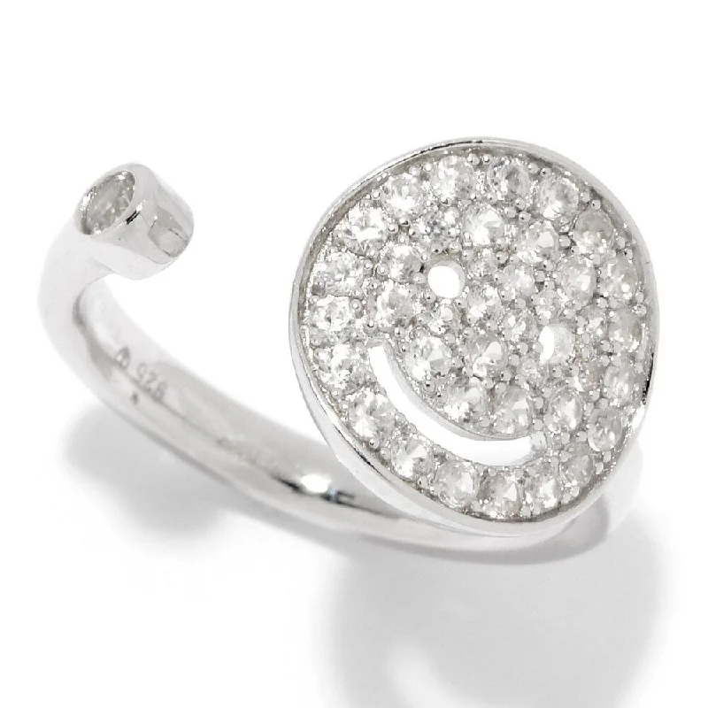 Topaz Gemstone Rings in 10K Gold with a Channel - Set Design for a Contemporary and Durable Option925 Sterling Silver White Natural Zircon Ring Topaz Gemstone Rings in 10K Gold with a Channel - Set Design for a Contemporary and Durable Option925 Sterling Silver White Natural Zircon Ring